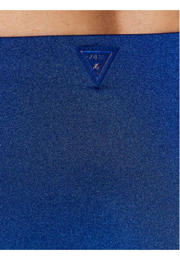 Guess Spódnica mini E3GD00 KBNI0 Niebieski Slim Fit. Kolor: niebieski. Materiał: syntetyk
