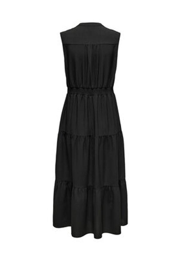 only - ONLY Sukienka codzienna Nova 15347921 Czarny Regular Fit. Okazja: na co dzień. Kolor: czarny. Materiał: wiskoza. Typ sukienki: proste. Styl: casual