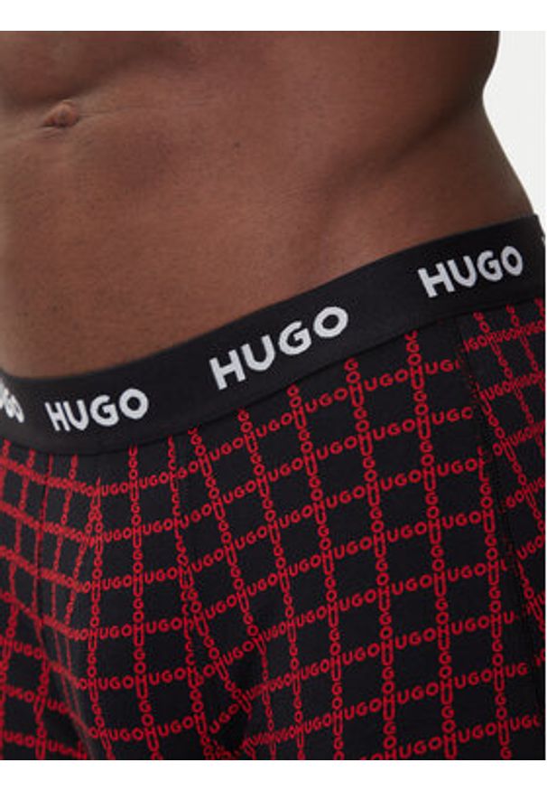 Hugo - HUGO Komplet 3 par bokserek 50532550 Kolorowy. Materiał: bawełna. Wzór: kolorowy