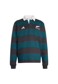 Adidas - Koszulka polo All Blacks Heritage. Typ kołnierza: polo. Kolor: czarny. Materiał: bawełna. Sezon: lato. Styl: retro #2