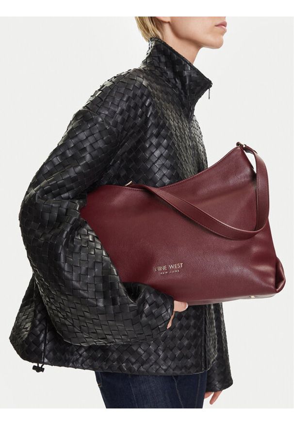 Nine West Torebka CEO-NoMad-Nostalgia-KY108 Bordowy. Kolor: czerwony