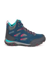 Regatta - Dziecięce buty trekkingowe Holcombe IEP. Kolor: niebieski. Materiał: poliester. Sport: turystyka piesza #1