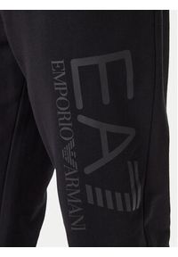 EA7 Emporio Armani Spodnie dresowe 7M001415 AF22266 MC005 Czarny Regular Fit. Kolor: czarny. Materiał: bawełna #3