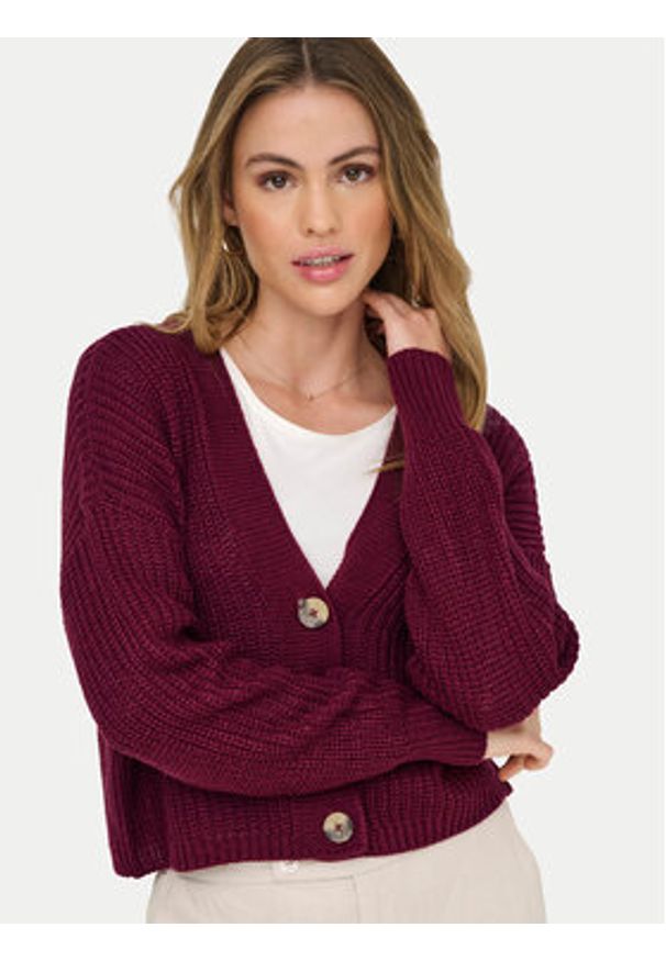 only - ONLY Kardigan Carol 15211521 Kolorowy Regular Fit. Materiał: syntetyk. Wzór: kolorowy
