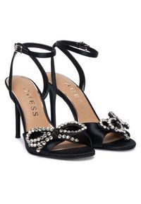 Guess Sandały 178996 Czarny. Kolor: czarny. Materiał: materiał #2
