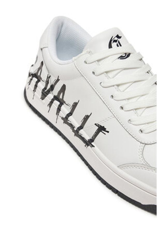 Just Cavalli Sneakersy 78QA3SM5 ZP397 Biały. Kolor: biały. Materiał: skóra