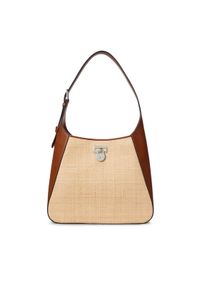 Lauren Ralph Lauren - LAUREN RALPH LAUREN Torebka 431960339001 Brązowy. Kolor: brązowy. Materiał: skórzane