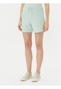 Guess Szorty sportowe V2YD10 K7UW2 Zielony Regular Fit. Kolor: zielony. Materiał: wiskoza