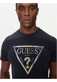 Guess T-Shirt M4BI35 J1314 Granatowy Regular Fit. Kolor: niebieski. Materiał: bawełna #3