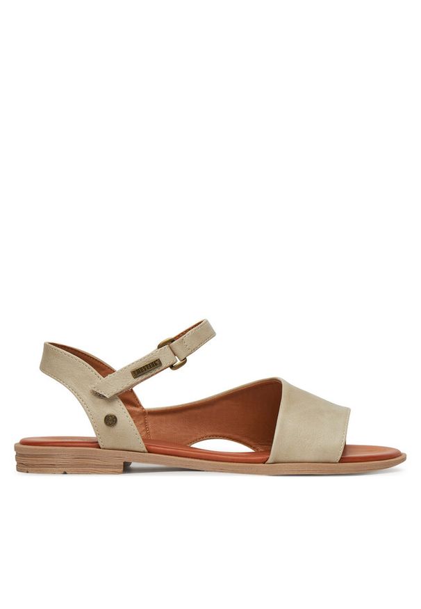 Sandały Mustang. Kolor: beżowy