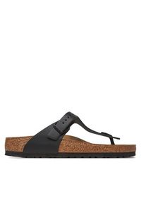 Birkenstock Japonki Gizeh 1029231 Czarny. Kolor: czarny. Materiał: skóra #6