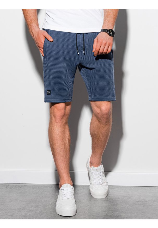 Niebieskie szorty Ombre Clothing krótkie