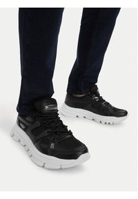 Armani Exchange Sneakersy XM001678 AF19226 UC001 Czarny. Kolor: czarny. Materiał: skóra #4