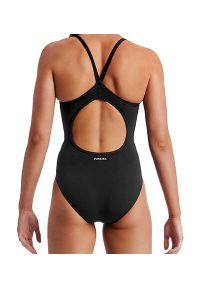 FUNKITA - Funkita STILL BLACK Diamond Back - damski kostium do pływania. Kolor: czarny