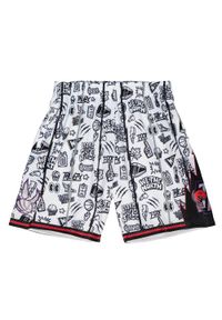 Mitchell & Ness - Krótka Toronto Raptors Doodle Swingman 1998-99. Kolor: biały. Długość: krótkie. Sport: koszykówka #1