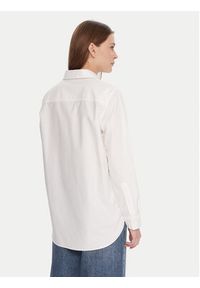 TOMMY HILFIGER - Tommy Hilfiger Koszula WW0WW46111 Biały Relaxed Fit. Kolor: biały. Materiał: bawełna #4