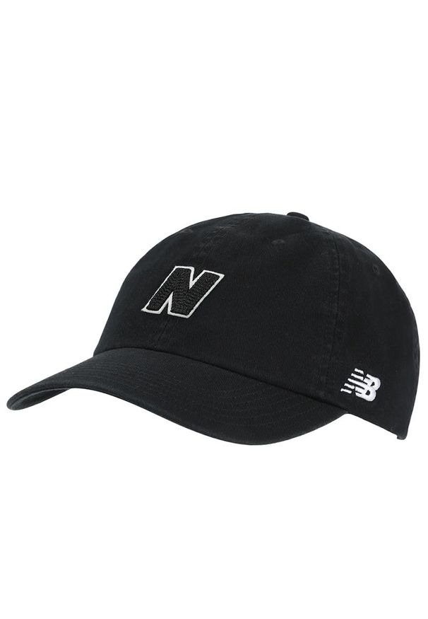 Czapka dla każdego New Balance LAH51005BK - czarna. Kolor: czarny. Styl: klasyczny