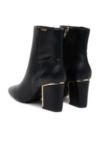 DKNY Botki Cianna K3570036 Czarny. Kolor: czarny. Materiał: skóra #4