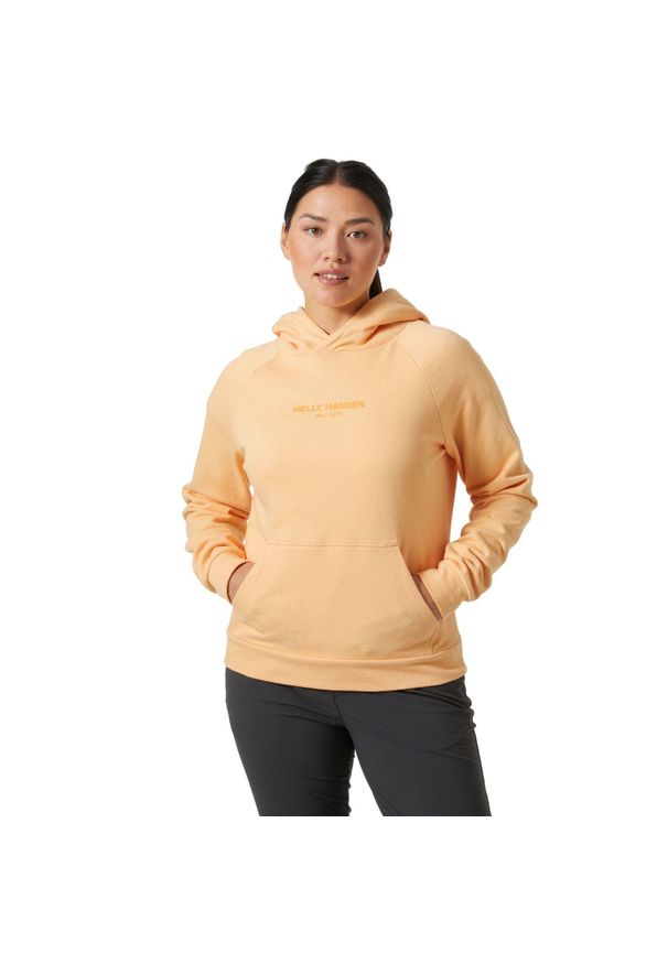 Bluza Damska Helly Hansen Core. Kolor: pomarańczowy. Sport: turystyka piesza