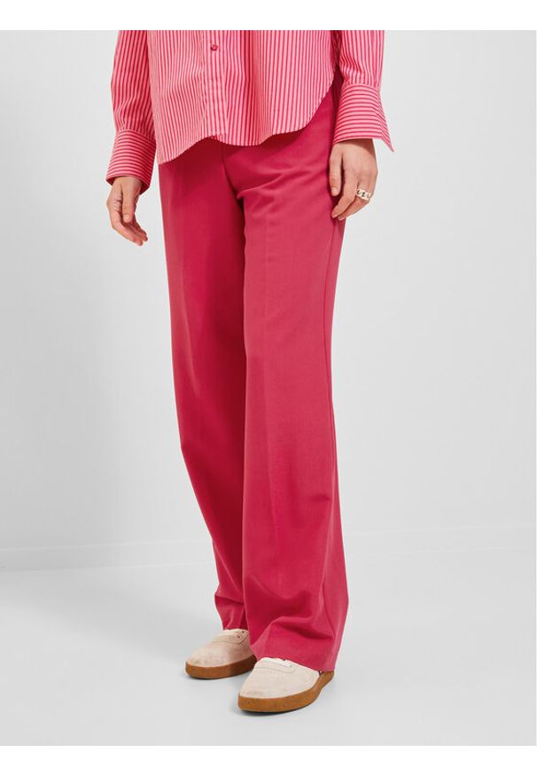 JJXX Spodnie materiałowe 12200674 Różowy Regular Fit. Kolor: różowy. Materiał: syntetyk