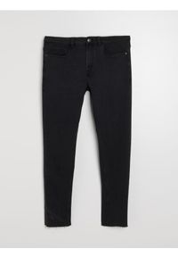 Sinsay - Jeansy cropped skinny - czarny. Kolor: czarny