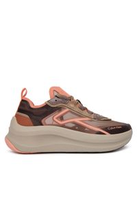 Calvin Klein Sneakersy Chunky Run Ckstripe Lup Tran Rip HW0HW03005 Różowy. Kolor: różowy. Materiał: materiał. Sport: bieganie #1