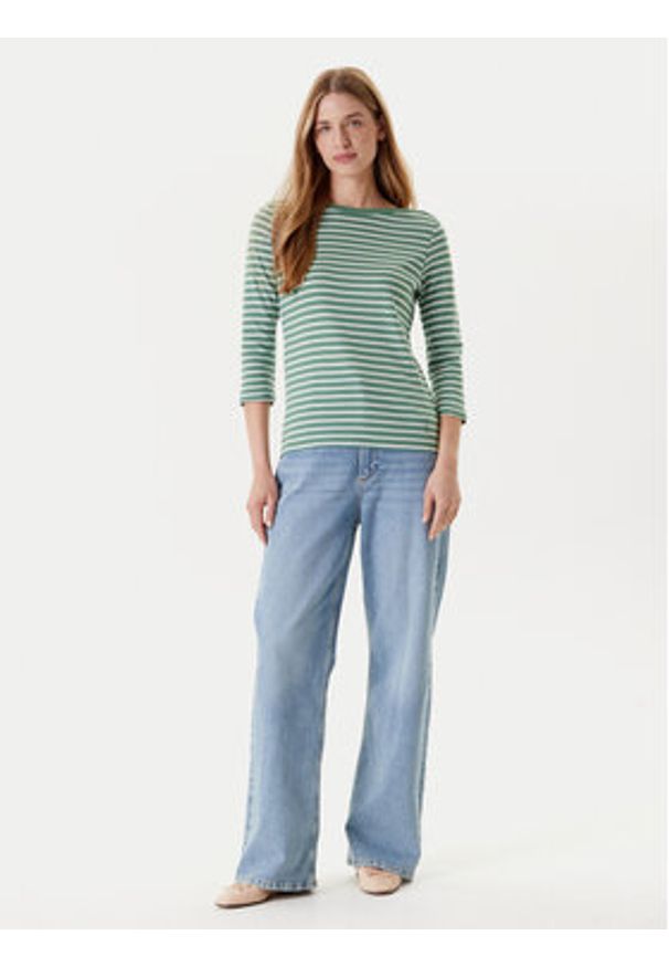 United Colors of Benetton - United Colors Of Benetton Bluzka 30YSD109W Zielony Regular Fit. Kolor: zielony. Materiał: bawełna
