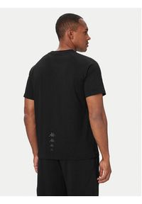 Kappa T-Shirt 34258SW Czarny Regular Fit. Kolor: czarny. Materiał: bawełna #4