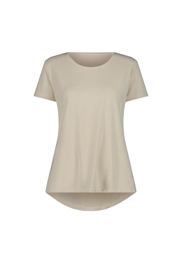 Kobiec z szerokim dekoltem top CMP. Kolor: beżowy. Sezon: lato