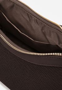 Renee - Brązowa Klasyczna Torebka Bagietka z Dodatkowym Paskiem Crossbody Kassenope. Kolor: brązowy. Styl: klasyczny #3