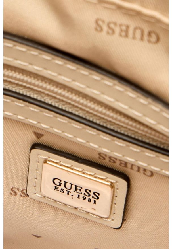 Guess - GUESS Damska shopperka w kolorze taupe Daryna. Kolor: beżowy. Materiał: skórzane