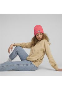 Czapka Puma Ribbed Classic Cuff Beanie. Kolor: różowy. Materiał: prążkowany. Sezon: zima. Styl: sportowy, klasyczny #2