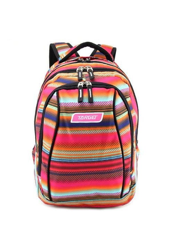 Target Plecak szkolny 2w1 , Kolorowe wzory. Wzór: kolorowy