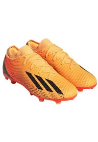 Adidas - Buty piłkarskie adidas X Speedportal.3 Fg M GZ5077 pomarańczowe pomarańcze i czerwienie. Zapięcie: sznurówki. Kolor: pomarańczowy. Materiał: guma, syntetyk. Sport: piłka nożna