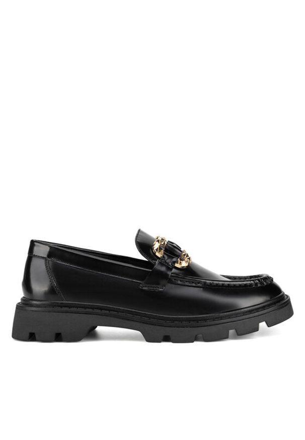 Badura Loafersy SOPHIA-116675 Czarny. Kolor: czarny. Materiał: lakier, skóra