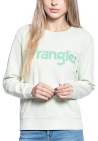 Wrangler - DAMSKA BLUZA WRANGLER REGULAR SWEAT ALMOST AQUA W6N2HAG11 #6