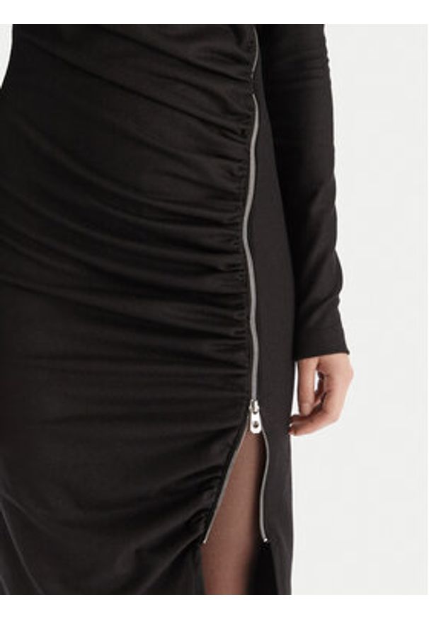 Pinko - PINKO Sukienka koktajlowa Almundenta Abito 106126 A2ZU Czarny Regular Fit. Kolor: czarny. Materiał: syntetyk. Styl: wizytowy