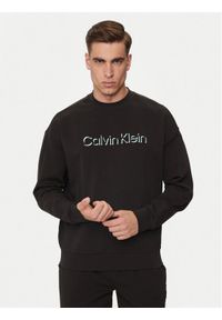 Calvin Klein Spodnie dresowe Shadow Embosed Logo K10K113097 Czarny Regular Fit. Kolor: czarny. Materiał: bawełna #1