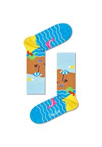 Happy-Socks - Happy Socks Skarpety wysokie unisex BCH01-0200 Kolorowy. Materiał: materiał, bawełna. Wzór: kolorowy