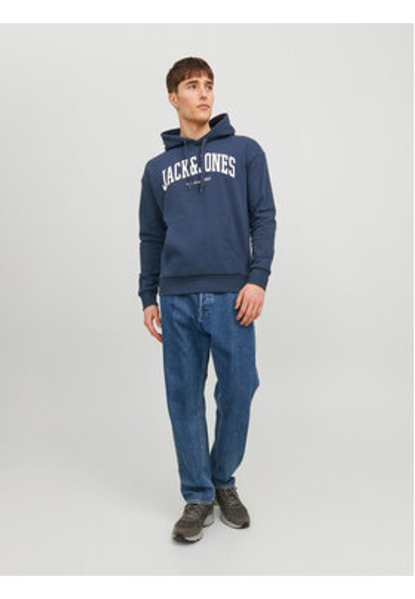 Jack & Jones - Jack&Jones Bluza Josh 12236513 Granatowy Standard Fit. Kolor: niebieski. Materiał: bawełna, syntetyk