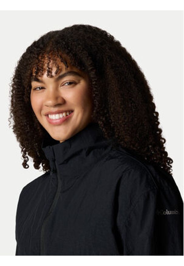 columbia - Columbia Kurtka przejściowa Paracutie™ Cropped Cargo Windbreaker 2116571 Czarny Regular Fit. Kolor: czarny. Materiał: syntetyk
