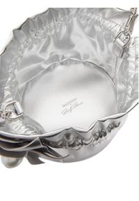 Gino Rossi - GINO ROSSI Torebka EO-ROSE-LA224-19454 Srebrny. Kolor: srebrny. Materiał: skórzane #4