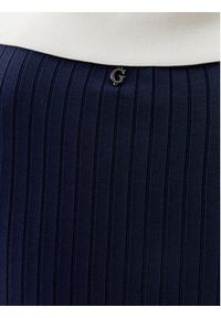 Guess Sweter W5GR46 Z3L10 Granatowy Regular Fit. Kolor: niebieski. Materiał: wiskoza #6
