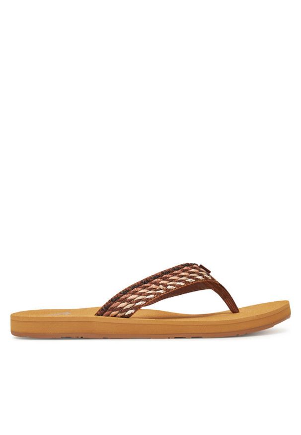 Roxy Japonki ARJL101113 Brązowy. Kolor: brązowy. Materiał: materiał