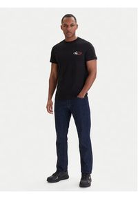 Tommy Jeans T-Shirt DM0DM22538 Czarny Slim Fit. Kolor: czarny. Materiał: bawełna #4