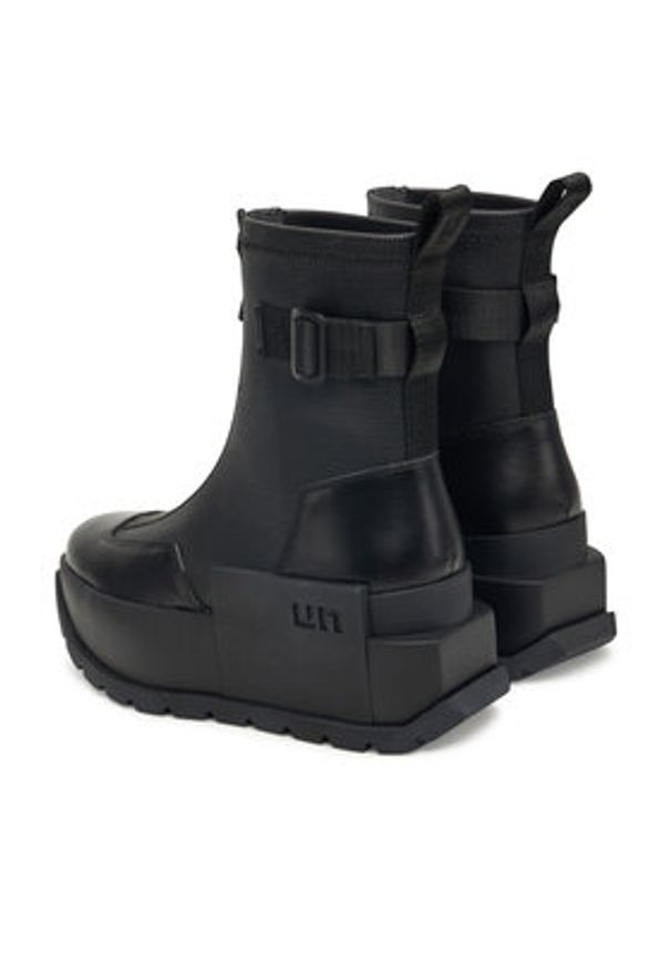 United Nude Botki Roko Bootie II 1077784954 Czarny. Kolor: czarny. Materiał: materiał