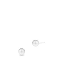 W.KRUK - Kolczyki srebrne perły. Materiał: srebrne. Kolor: srebrny. Kamień szlachetny: perła #1