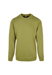 Bluza Urban Classics basic terry crew. Kolor: zielony #1