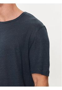 BOSS - Boss T-Shirt Tiburt 456 50511612 Granatowy Regular Fit. Kolor: niebieski. Materiał: len #3