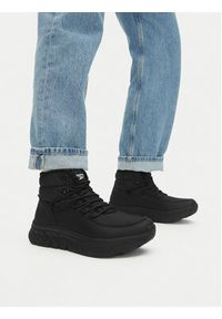 Reebok Botki H1-048 WW Czarny. Kolor: czarny. Materiał: materiał